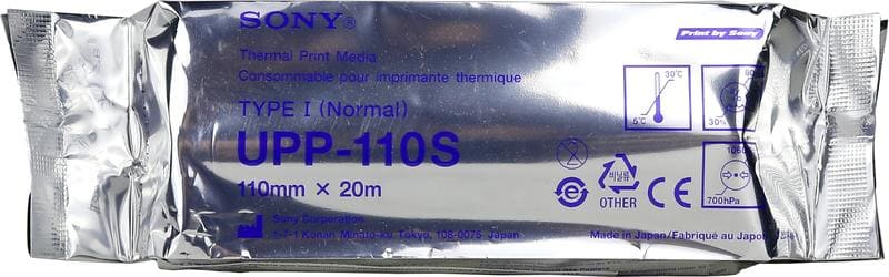 Рулонная термобумага Sony UPP-110S 110 мм х 20 м (для принтера UP-897MD, UP-D897)